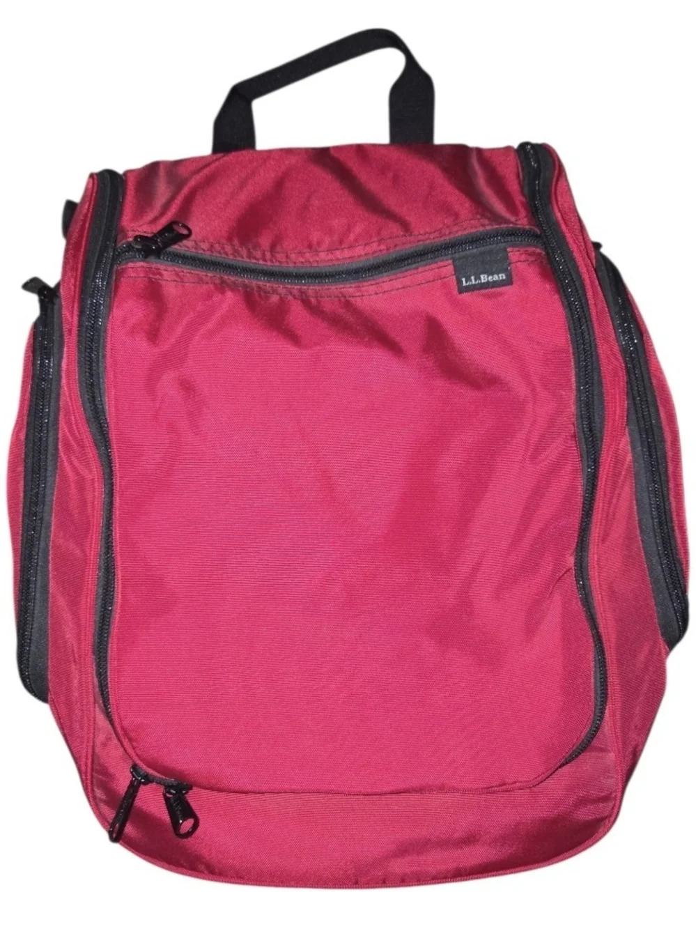 L.L. Bean Hanging Travel Toiletry Bag - Red